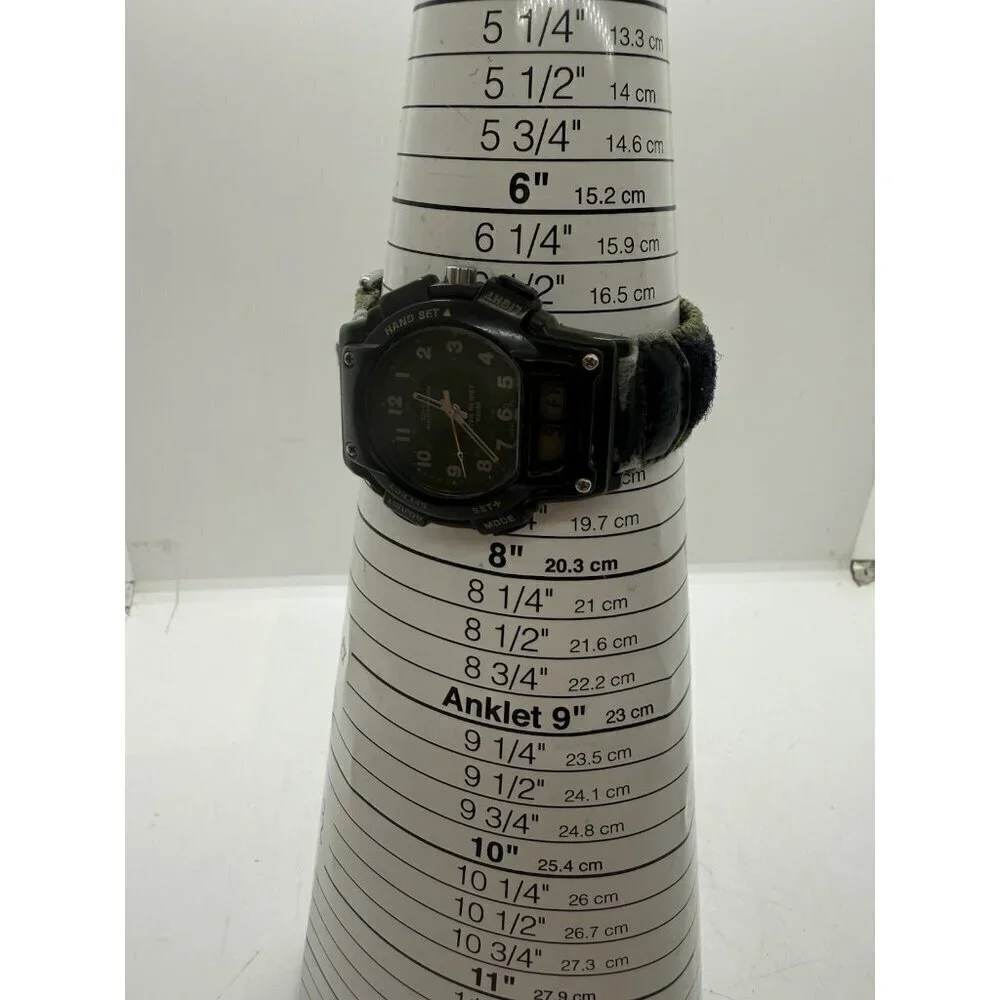 Casio Illuminator Forester Men's 100M WR Wristwatch 2319 FT-610 Green Case Strap